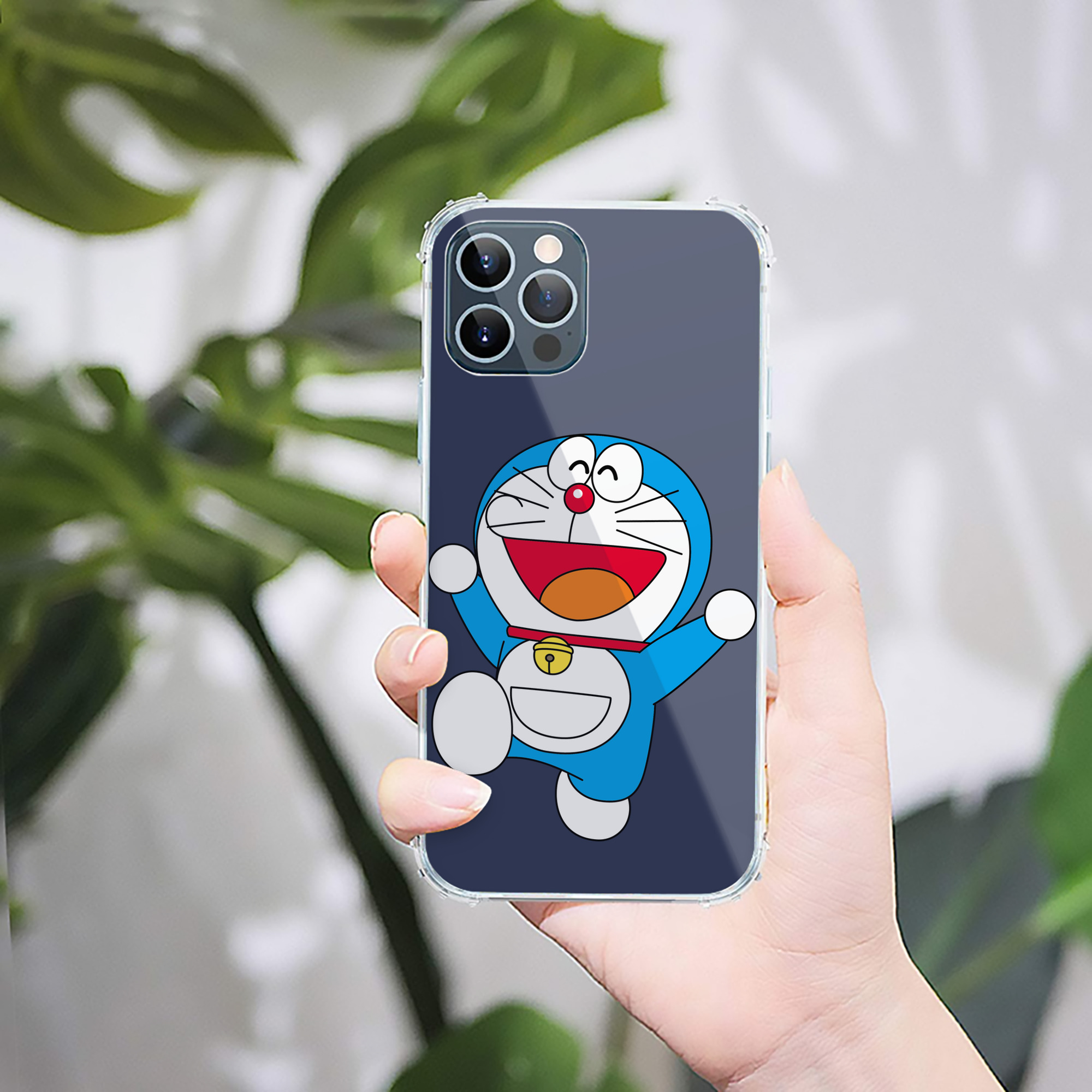 （画像用） ドラえもん Doraemon 【iPhone 12シリーズ対応】透明スマホケース（クリアソフトケース）